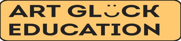 Логотип онлайн школы Art Glück Education