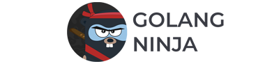 Логотип школы GOLANG NINJA