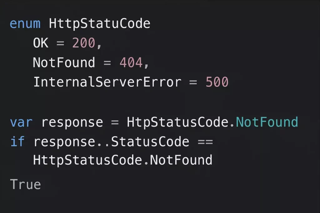 использование enum для обработки HTTP-кодов