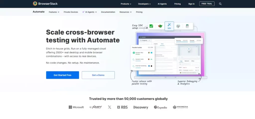 BrowserStack Automate