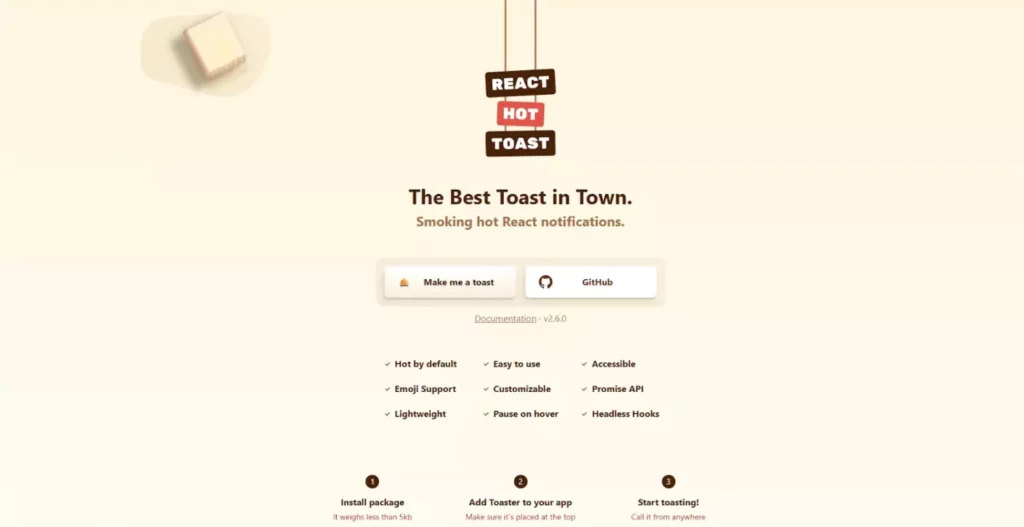 react toast