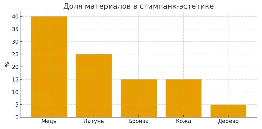 материалы стимпанка