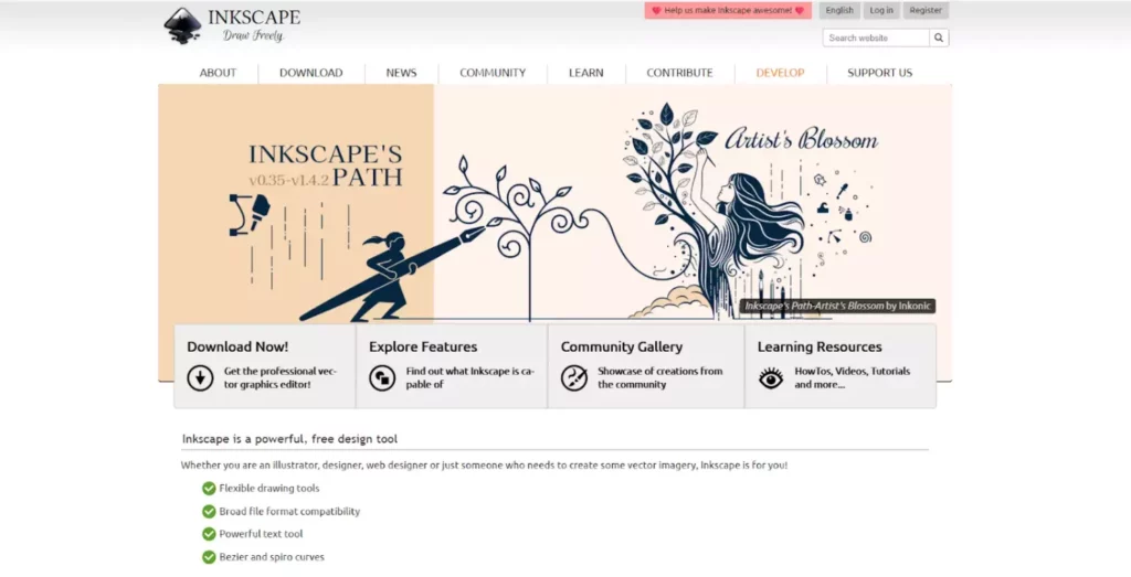 Главная Inkscape