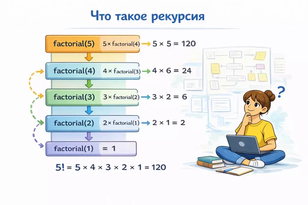 пример рекурсии