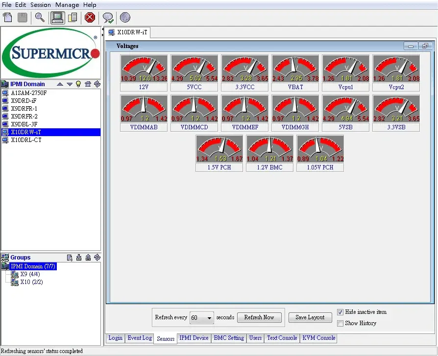 Примеры работы IPMI.