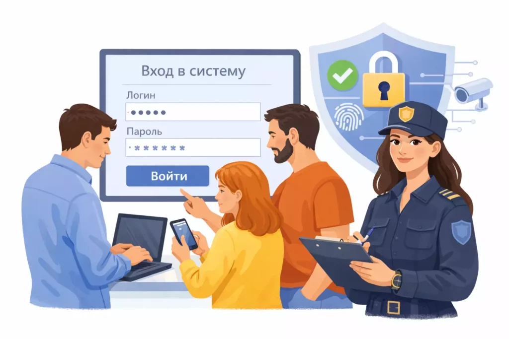 Пользователи и вход