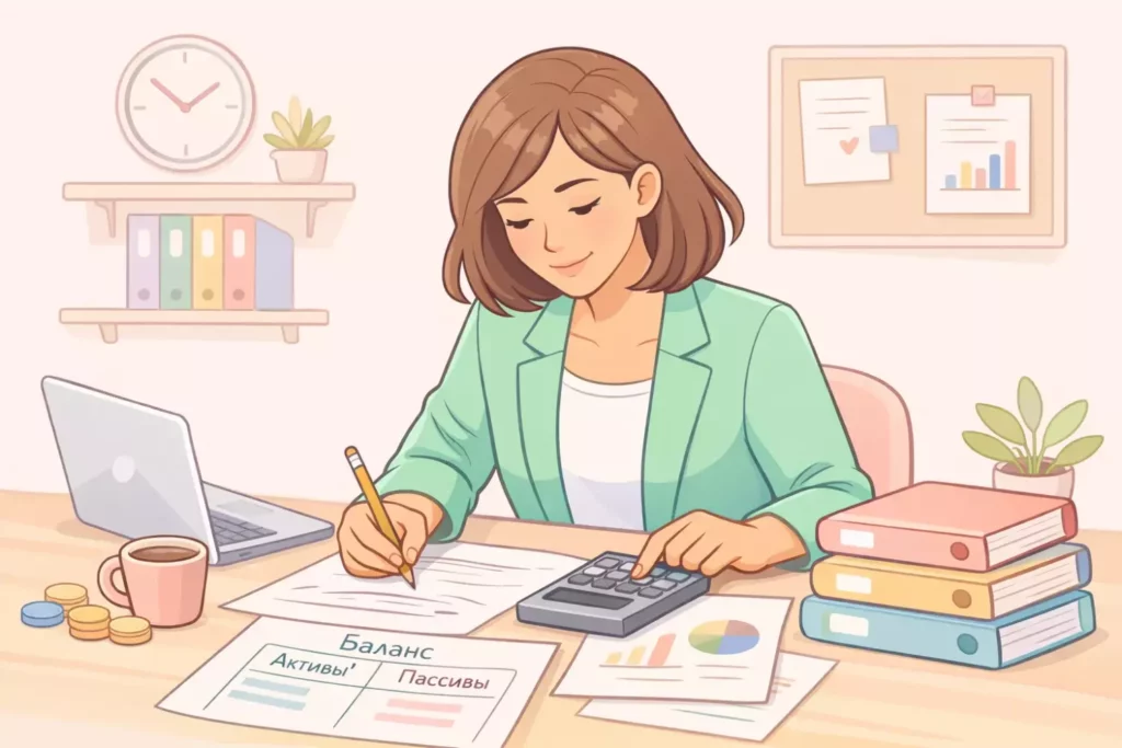 бухгалтер за расчетами