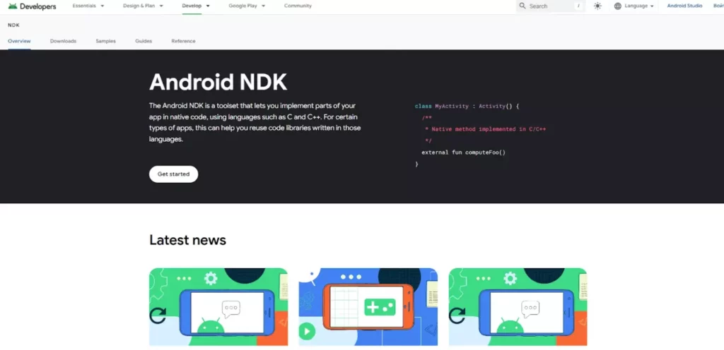 Android Developers сайт