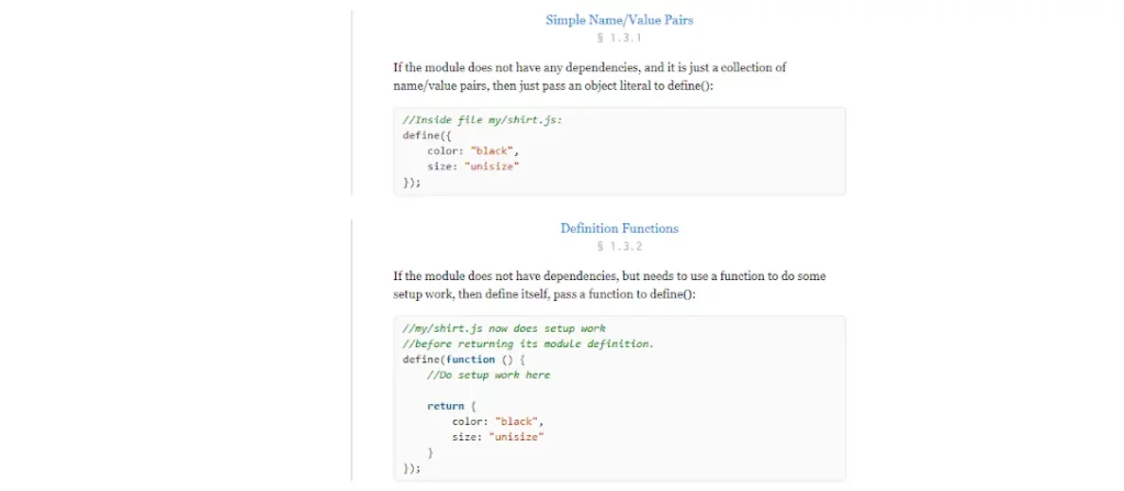 Документация define().