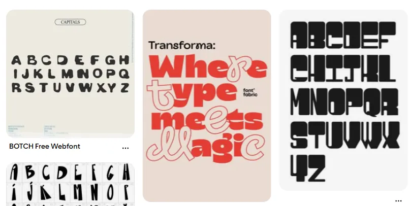 шрифты стилизация 