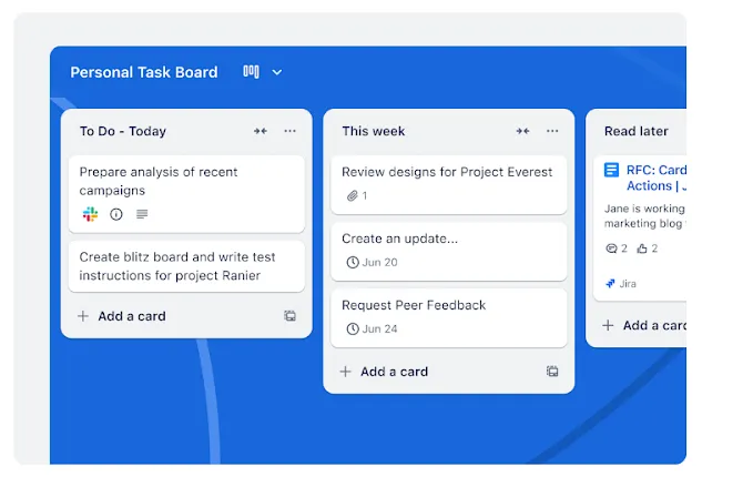 Пример Kanban-доски
