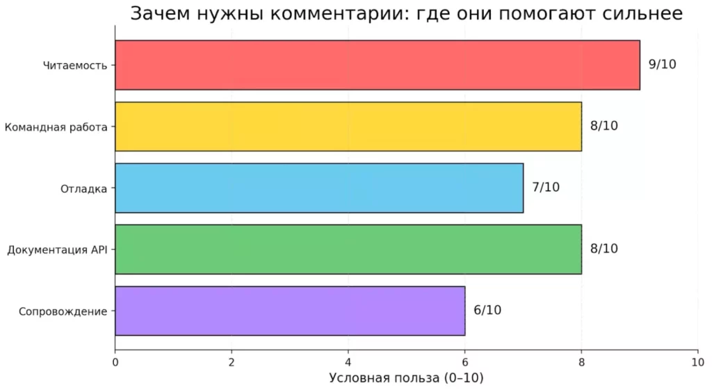 Польза комментариев