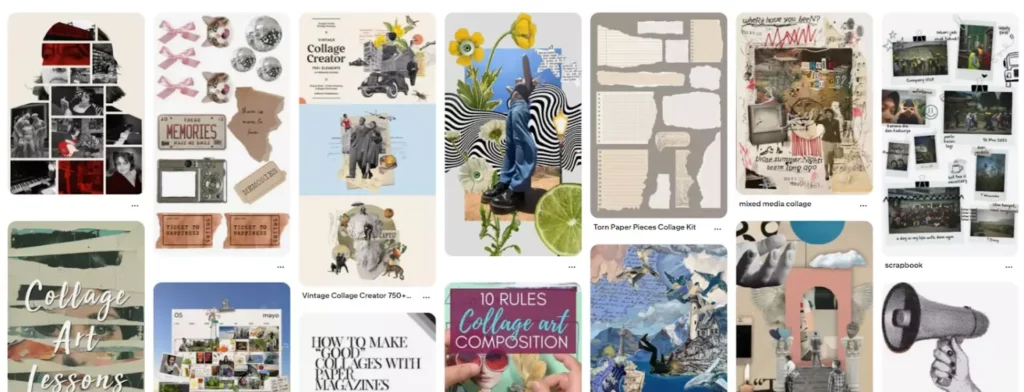 Pinterest коллажи