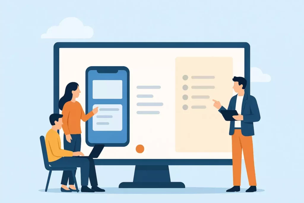 команда обсуждает кейс