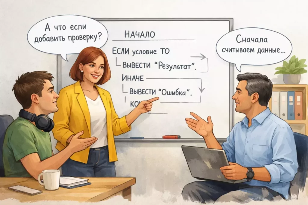 обсуждение псевдокода