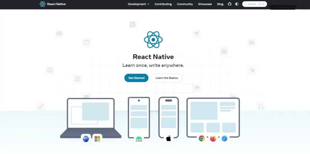 React Native сайт