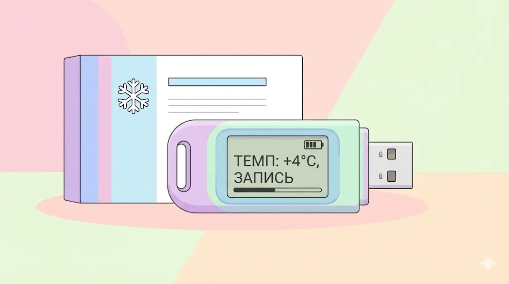 Автономный температурный логгер.