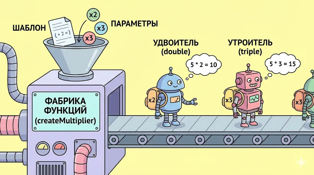 Фабрика по созданию функций.