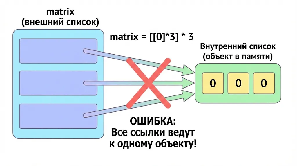 Схема с ошибкой