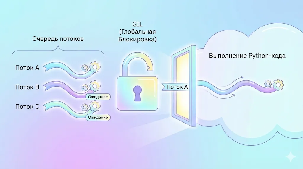 GIL как шлюз.