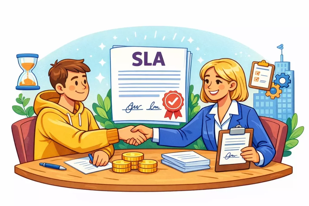 подписание SLA