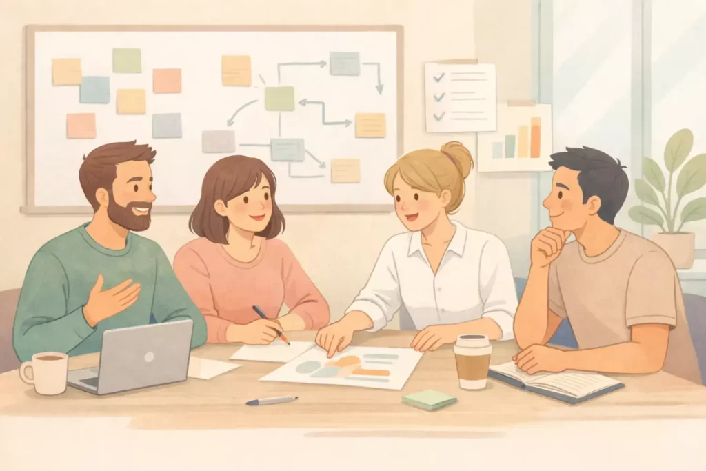 обсуждение команды