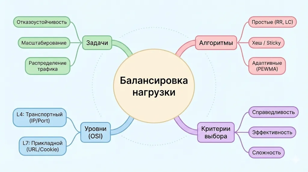 Майнд-карта структуры балансировки 