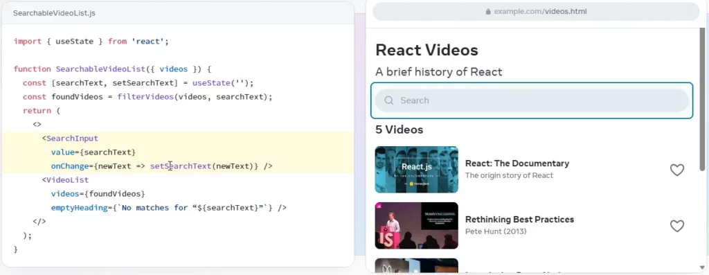 react код