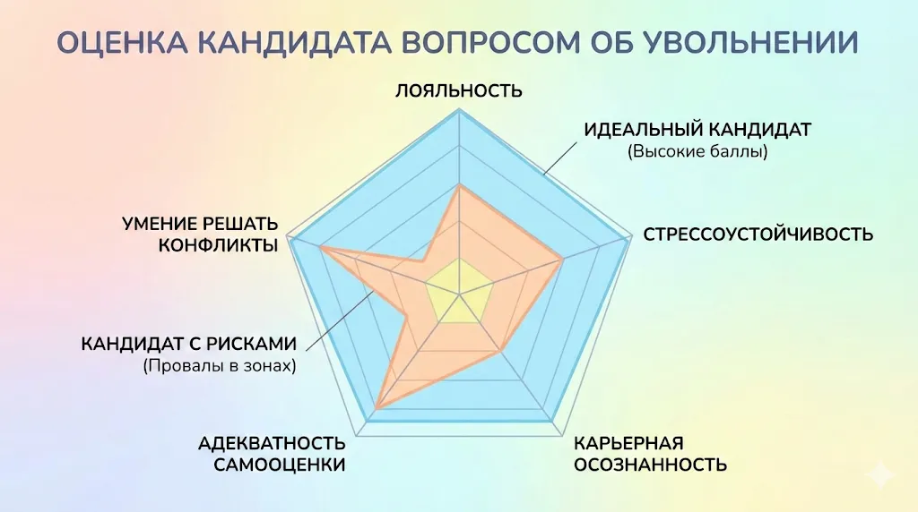 Диаграмма оценки кандидата