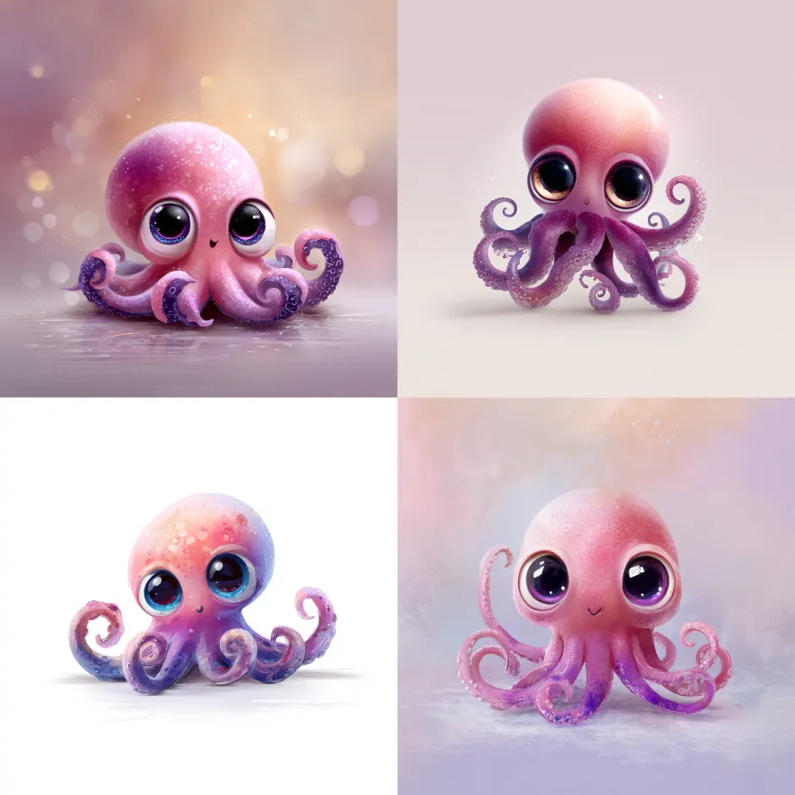 осьминог генерация