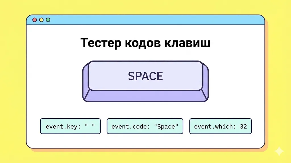Тестер кодов клавиш. 