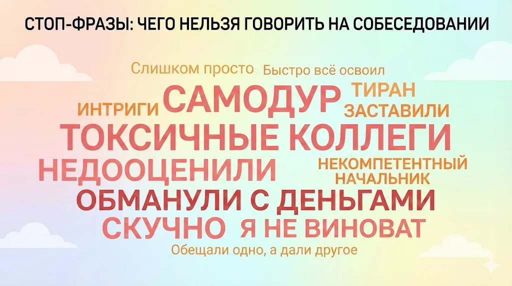 Диаграмма стоп-фраз