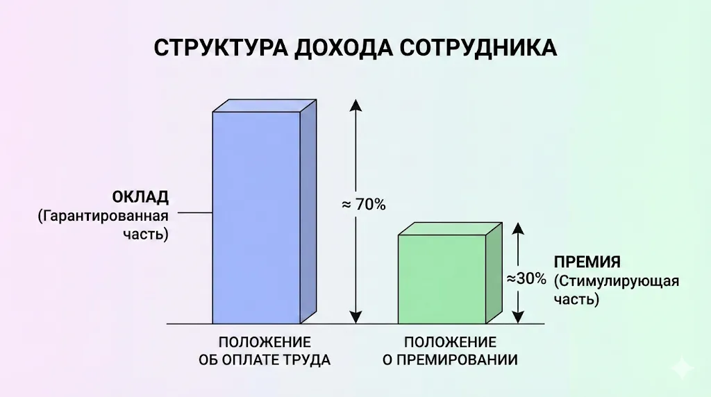 структура дохода сотрудника