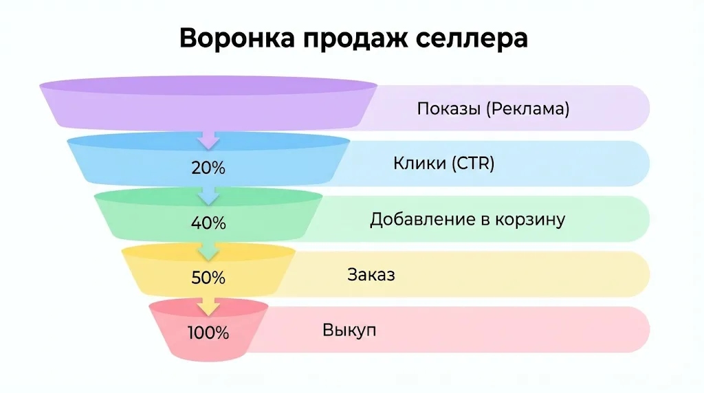 Воронка продаж на маркетплейсе