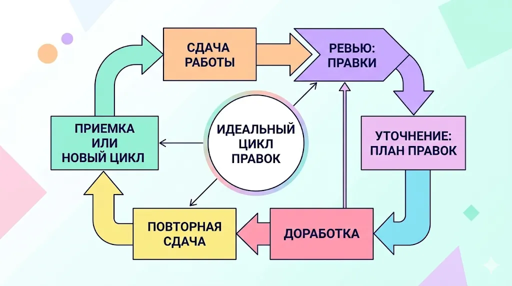 Идеальный цикл правок.
