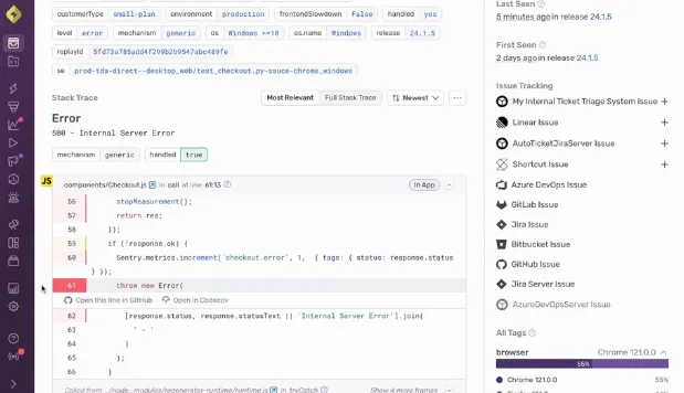 Скриншот интерфейса мониторинга