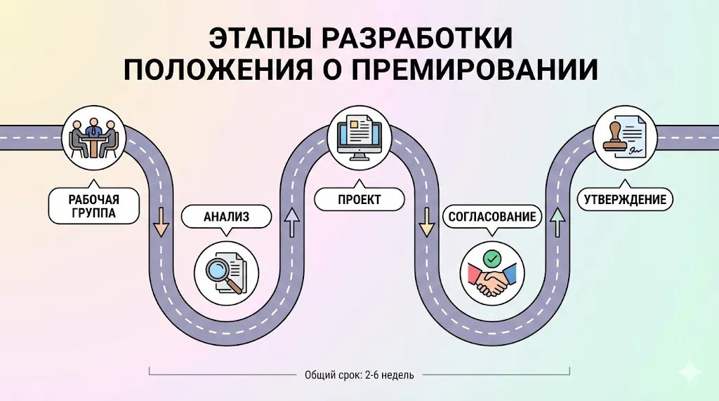 этапы разработки положения 