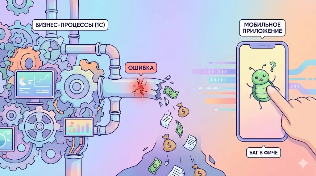 Цена ошибки в 1С. 