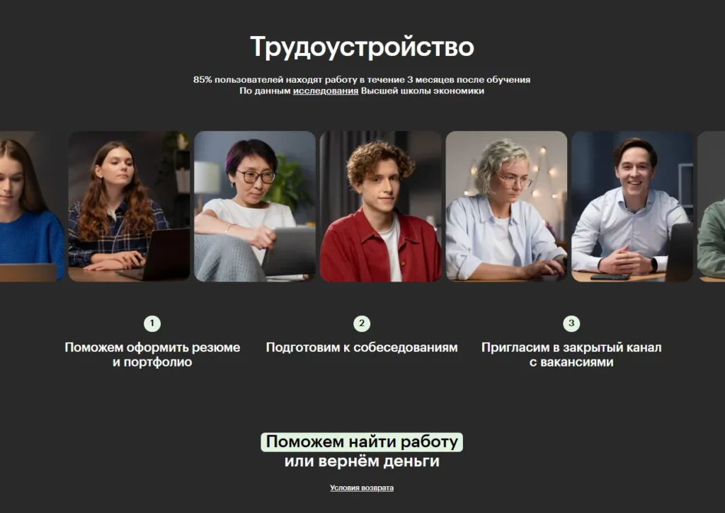 Гарантия трудоустройства