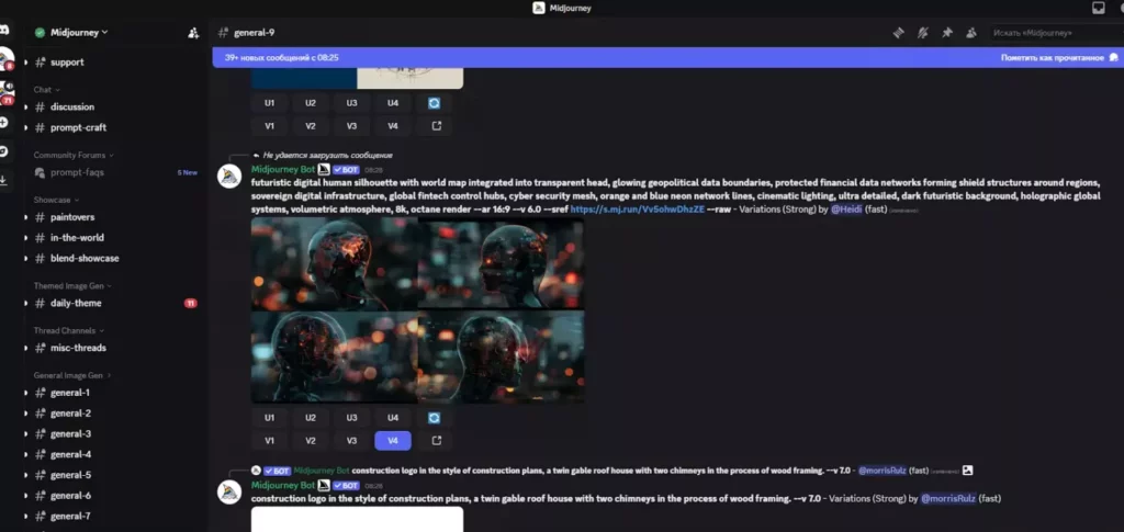 Midjourney пример