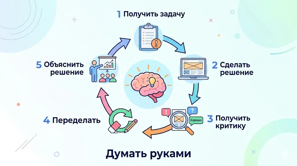 Цикл дизайн-мышления.