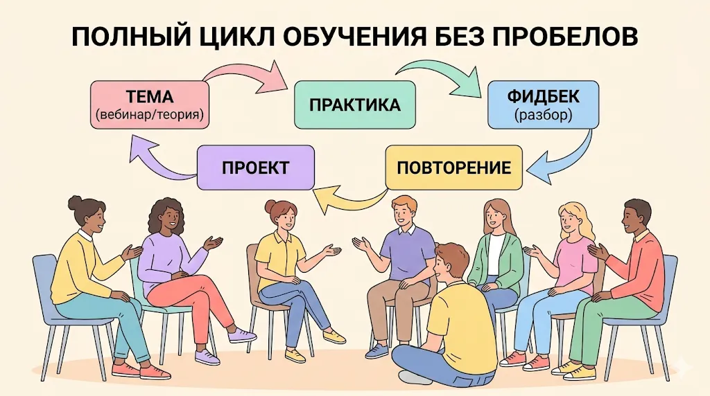 Полный цикл обучения