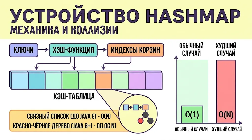 Устройство HashMap.