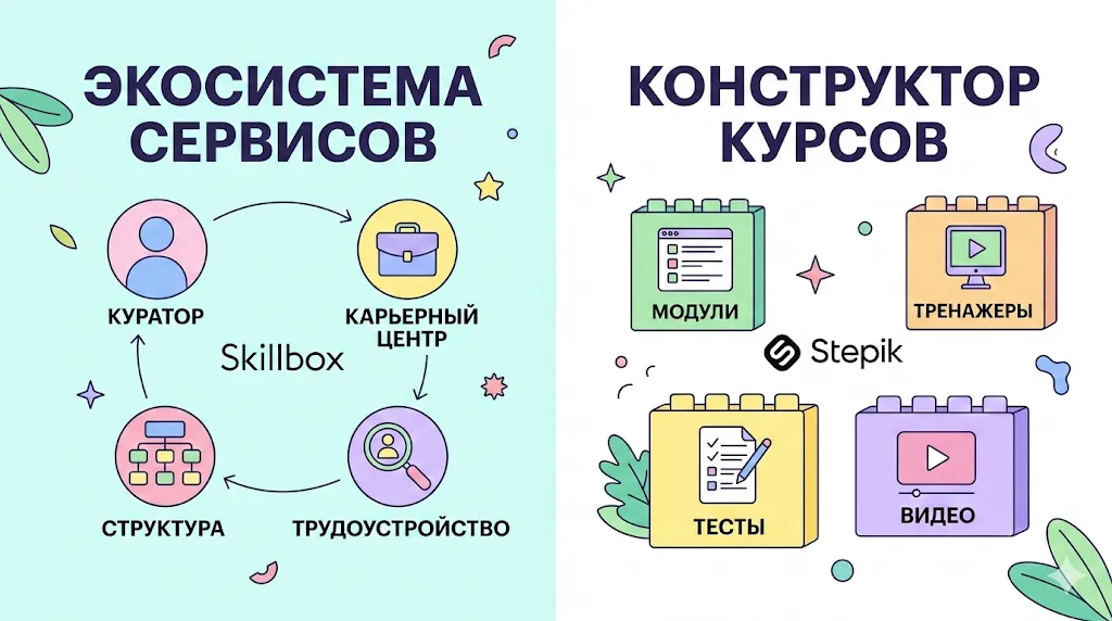 Экосистема против конструктора.