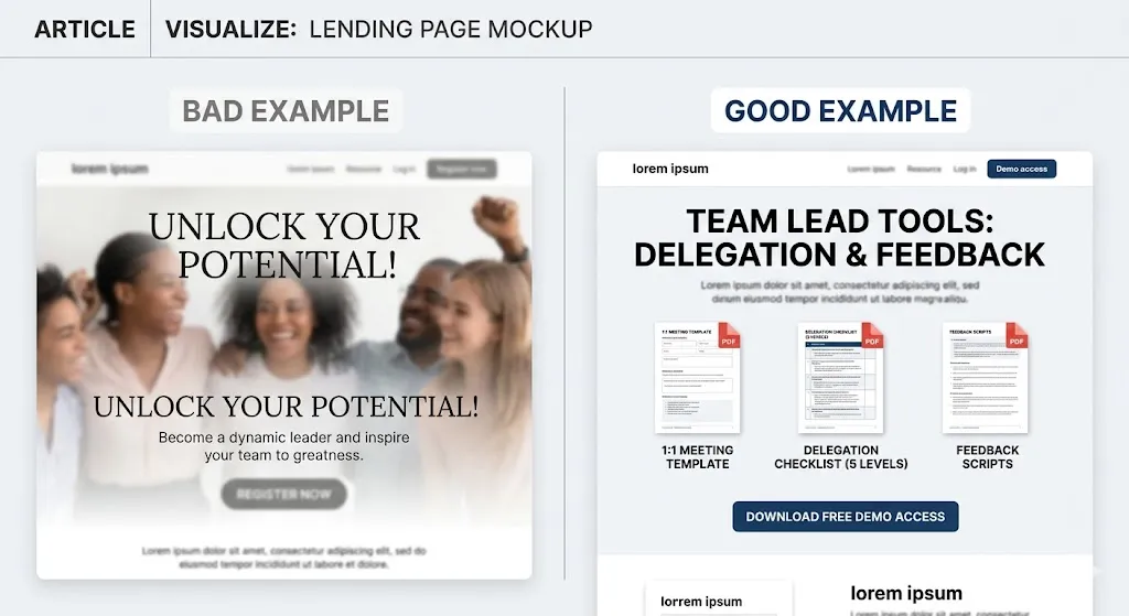 два лендинга