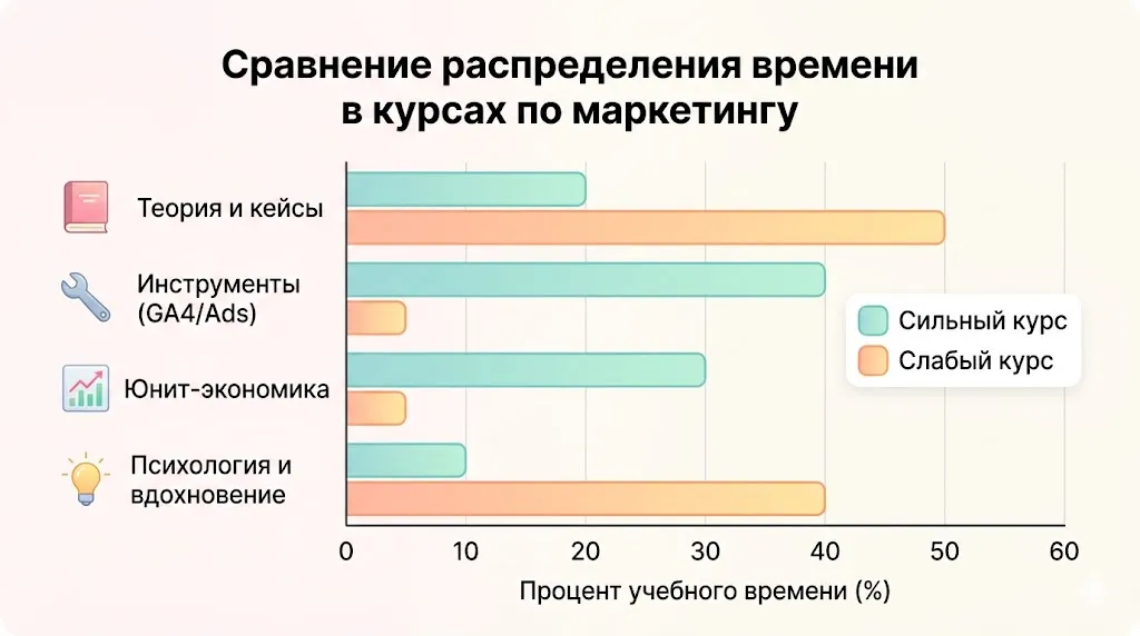 Сравнение курсов.