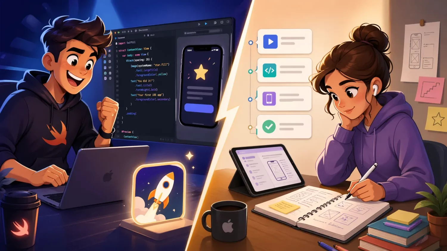 SwiftBook vs SkillFactory: iOS
