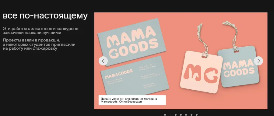 Contented проекты выпускников