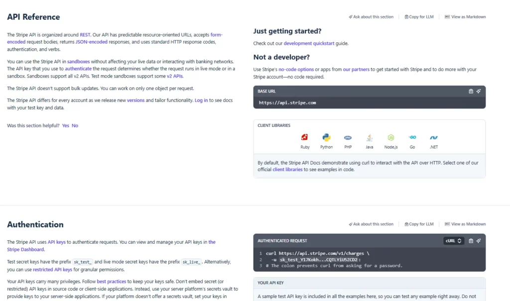 Stripe API Reference 