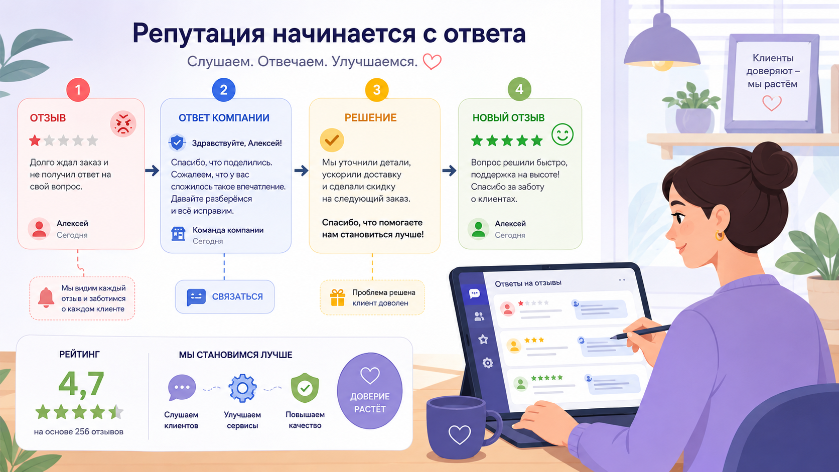 Ответ на отзыв